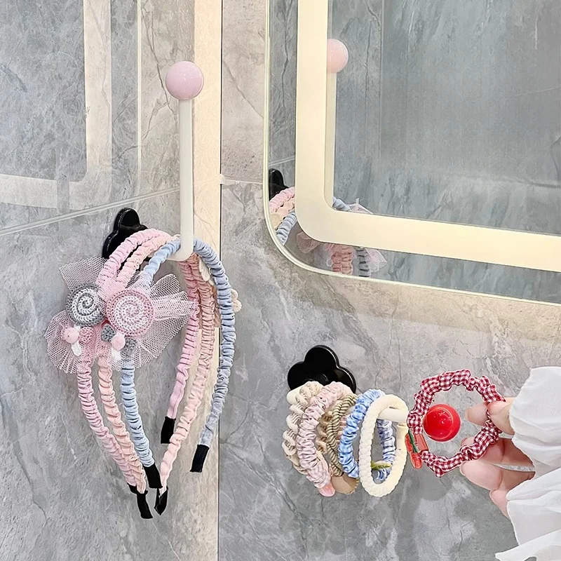 

3 шт. держатель для повязки на голову, подставка-органайзер для резинок для волос, органайзер для волос, полка для хранения аксессуаров для волос, повязка на голову, резинки для волос