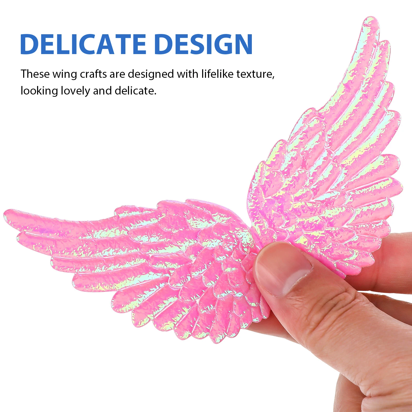 

36 Pcs Crafts Decorative Wing Craft Small Wing Ornaments Wings For Diy Crafts for Clothes Bags Projects