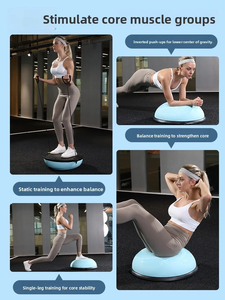 

Thiened Yoga Fitn Ball f-Circle Balance Ball Pilates Training Equipment Home Use Foot Pedal Exercise Equipment