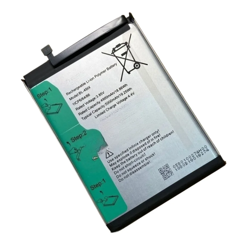 BL-49IX High Quality Phone Battery 3.85V 5000mAh For infinix Smart HD 2021 Brand New Replacement Battery