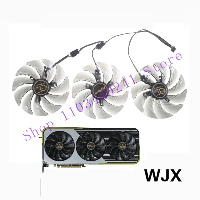 WYORESY 95MM FDC10U12S9-C Video card fan for Asrock Radeon RX 6900 XT OC Formula Cooling