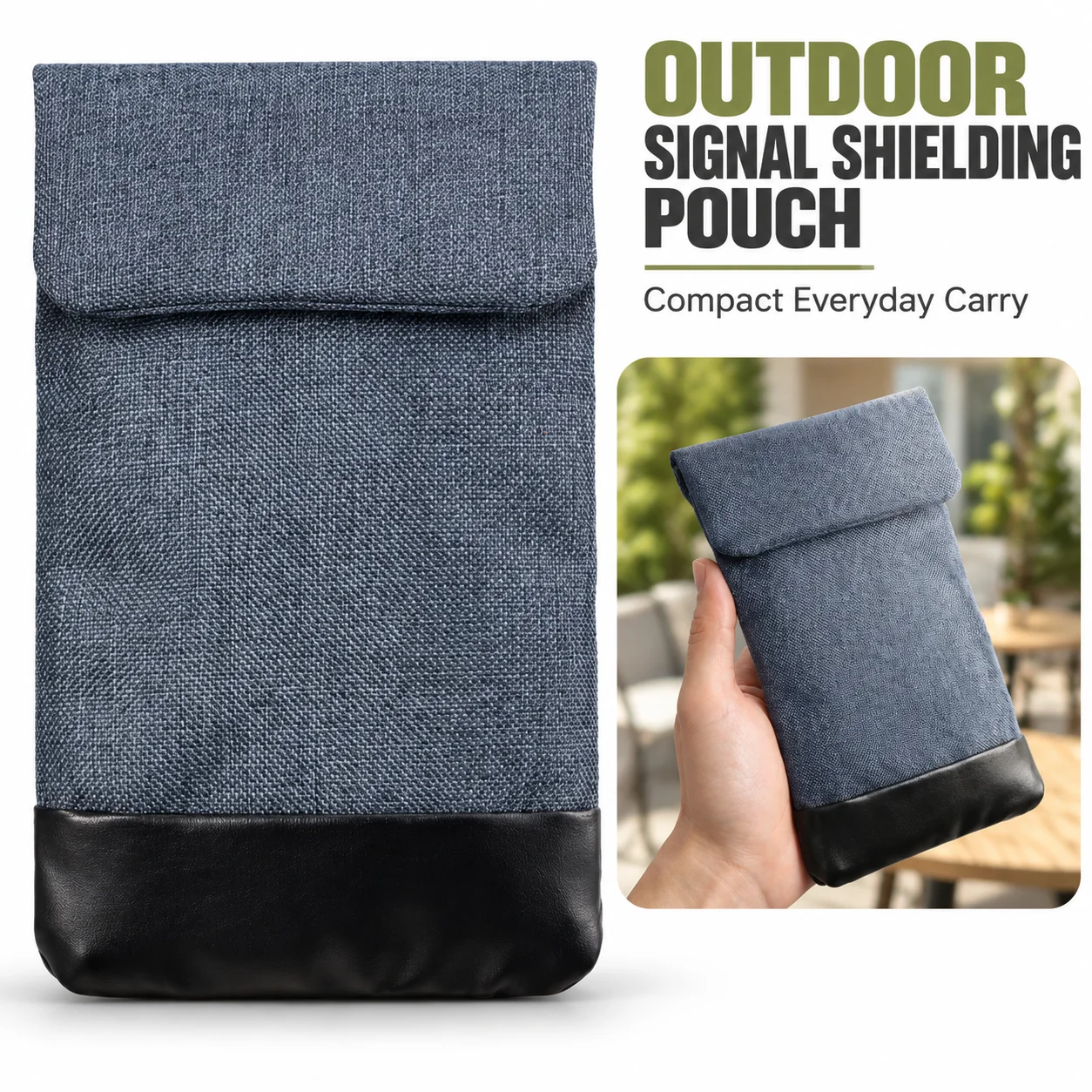 Outdoor Signal Blocking Bag Cage Phone Shielding Pouch Anti Tracking Blocker Protector Cover Sleeve for Travel Accessories Gear
