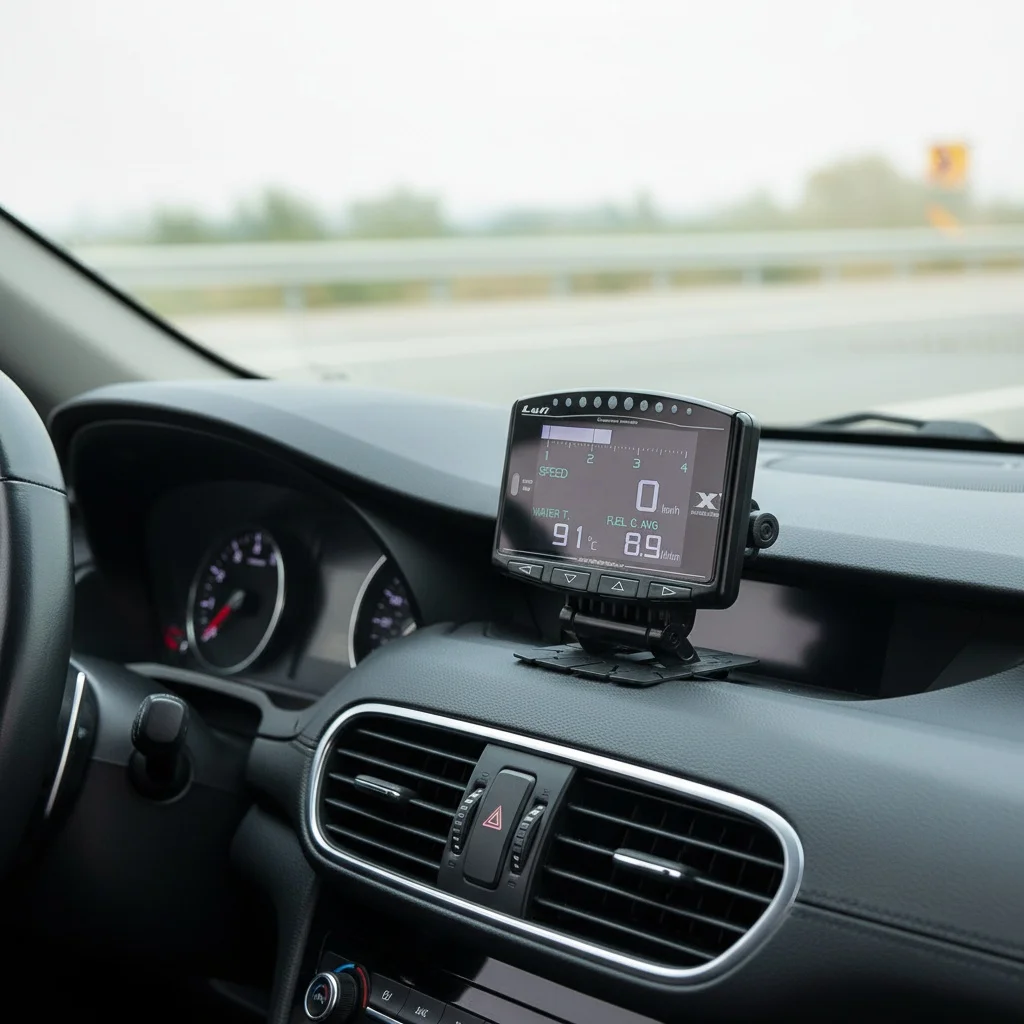 Lufi X1 OBD2 Digitales Messgerät Turbo-Boost Öldruck Wassertemperatur für Auto Luftdrehzahl Kraftstoffgeschwindigkeit EXT Ölmesser OBD HUD-Anzeige – Detail 6