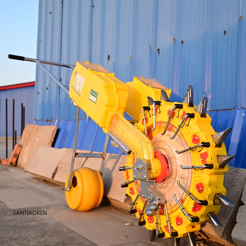 

2025Factory Price Small Veget Seed Planter Potato Seeder Single Row Manual Maize Seeder