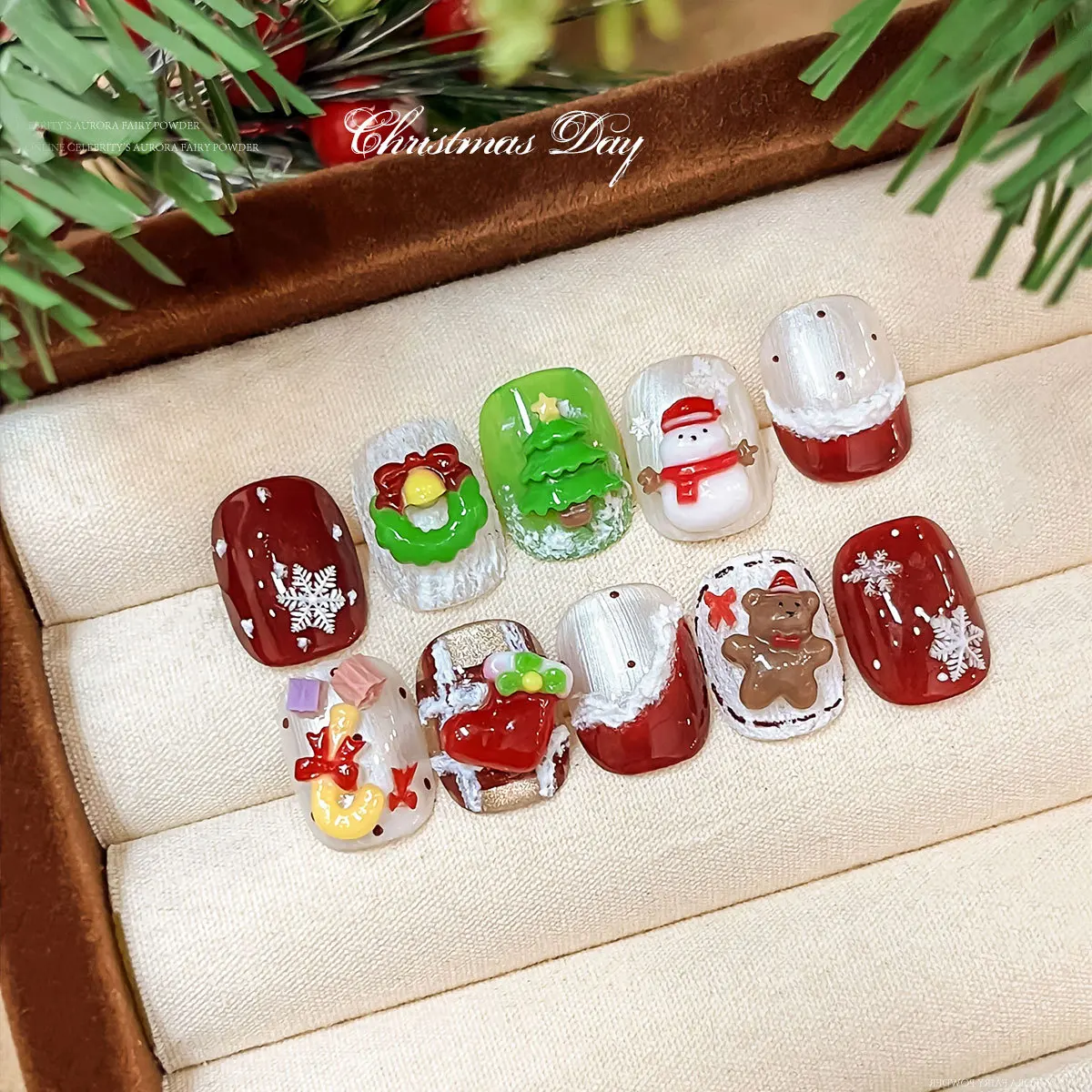 عيد الميلاد سلسلة مسمار الفن سيليكون الشتاء ندفة الثلج قالب ثلاثية الأبعاد تنقش نحت لينة ختم لوحة قابلة لإعادة الاستخدام لتقوم بها بنفسك هلام الإستنسل أداة