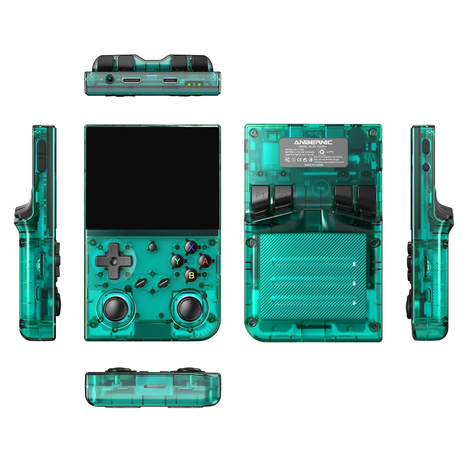 ANBERNIC RG35XX PRO Video Game Consoles 3.5 ''IPS Scherm Linux 64-bit TV Uitgang Handheld Game Spelers PSP Kid geschenken RG35XXPRO - afbeelding 2