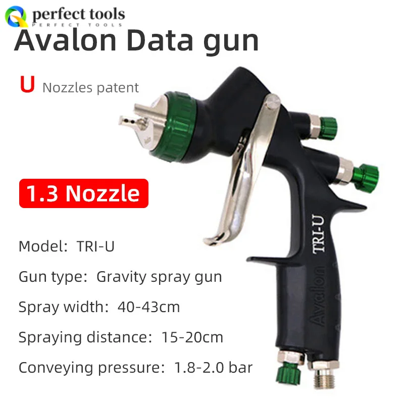 Avalon Taiwan Original TRI-U Data Paint gun 1.3 Caliber Auto Furniture Hardware Fan 45cm High-Power Spraying Operation