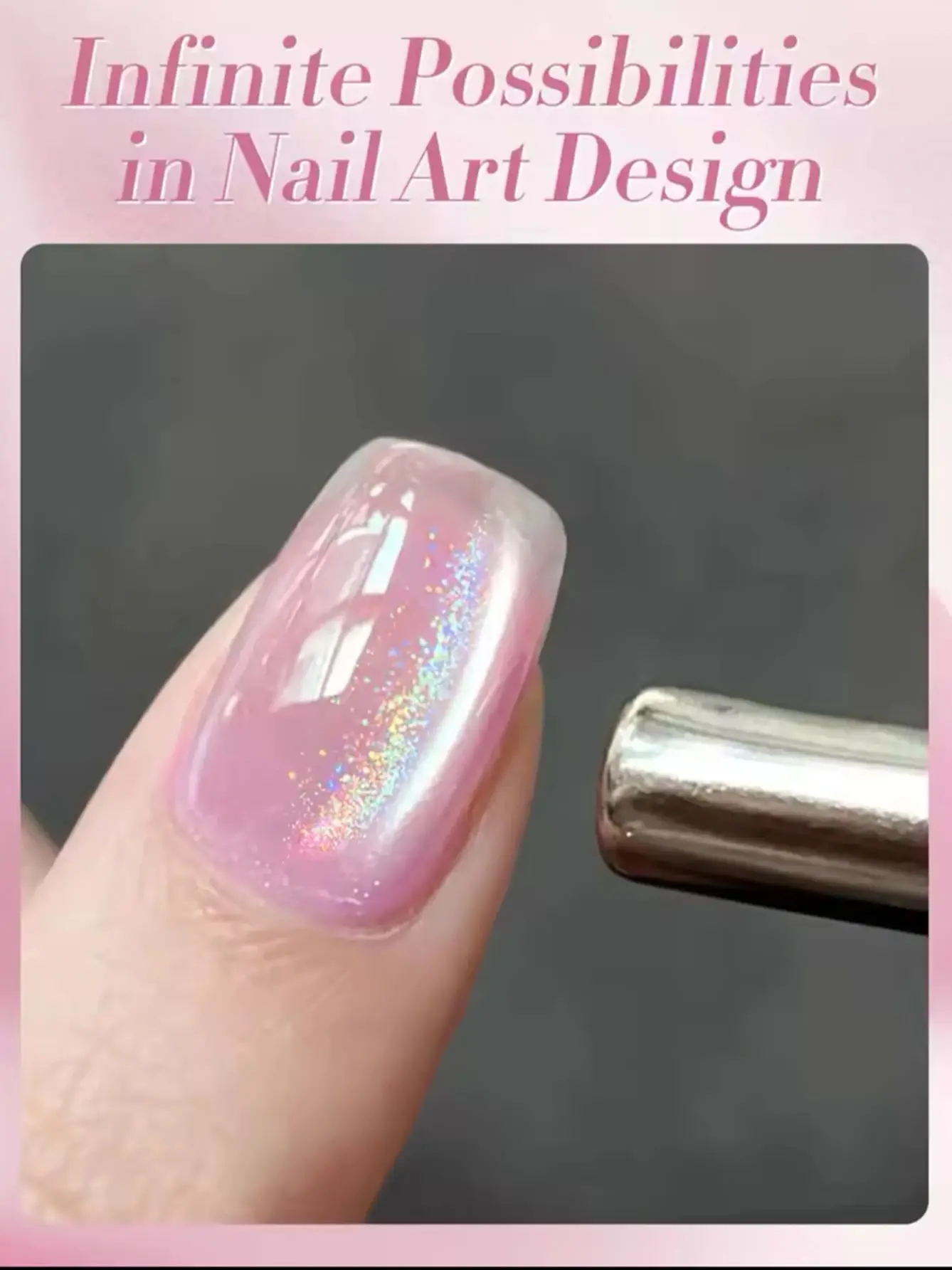 1pcs WS Rainbow Cystal Cat Eye Light Therapy Gel Nail Polish 2025 New Aurora Color Crystal Cat Eye Nail Art Nail Supplies