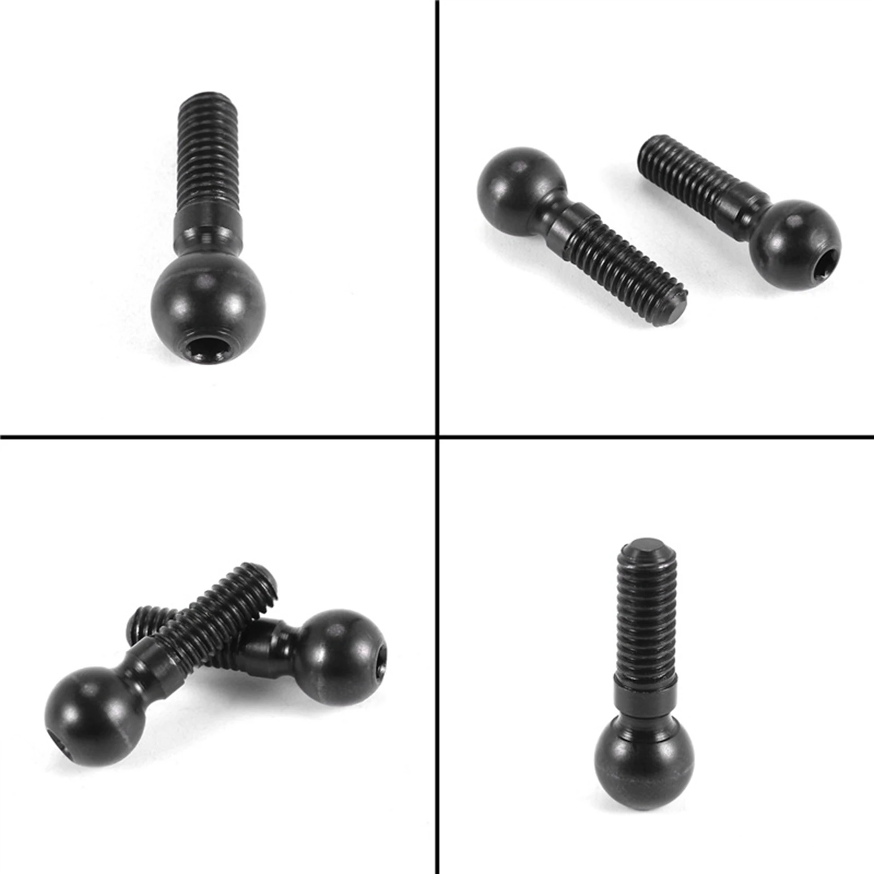 4 peças parafuso de cabeça esférica 8x22mm ea1068 para jlb racing cheetah 1/10 acessórios de peças de carro rc sem escova