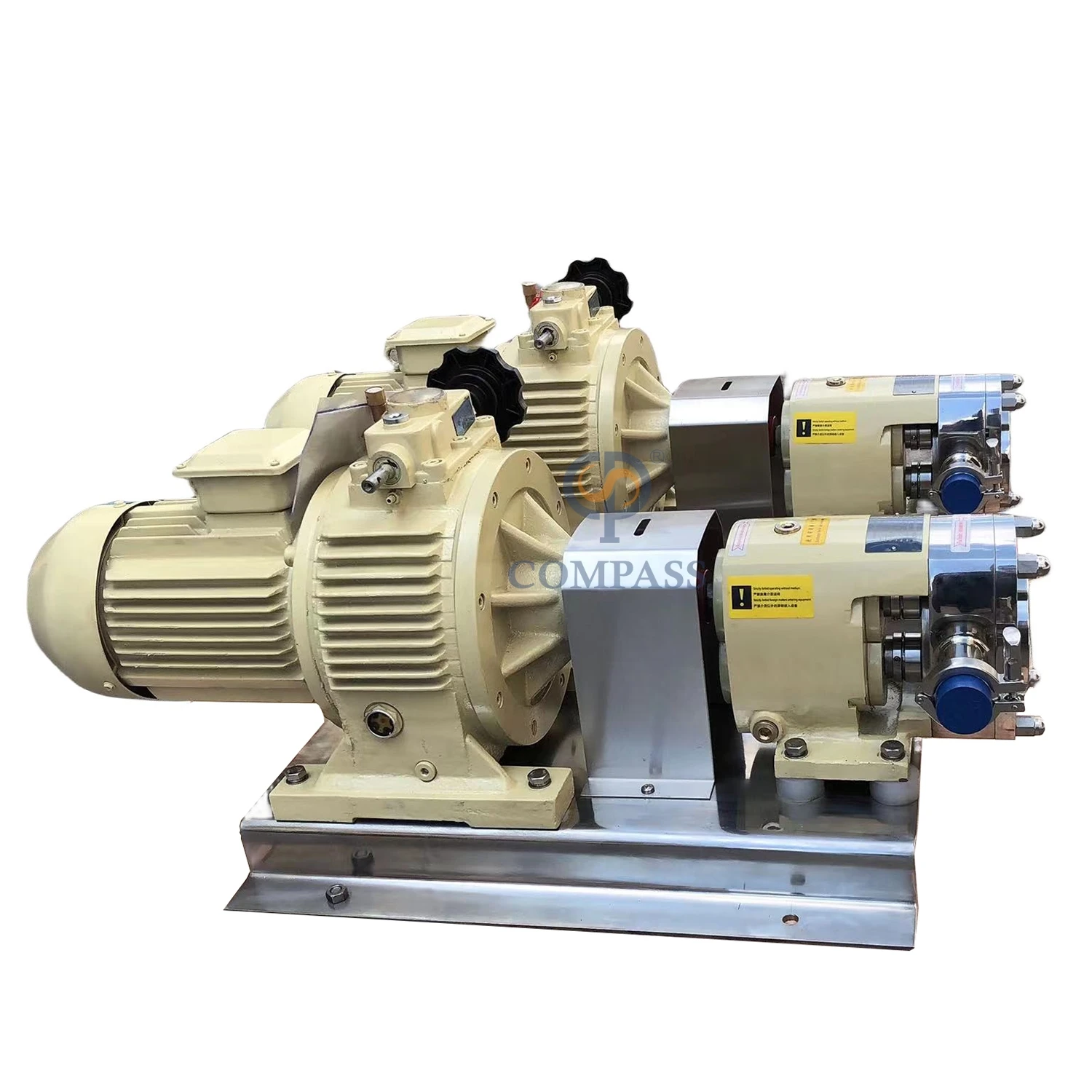 

High Viscosity ZB3A-36 Double-wing Rotor Stainless Steel AISI304 AISI316L Rotary Lobe Pump With Ordinary China Motor