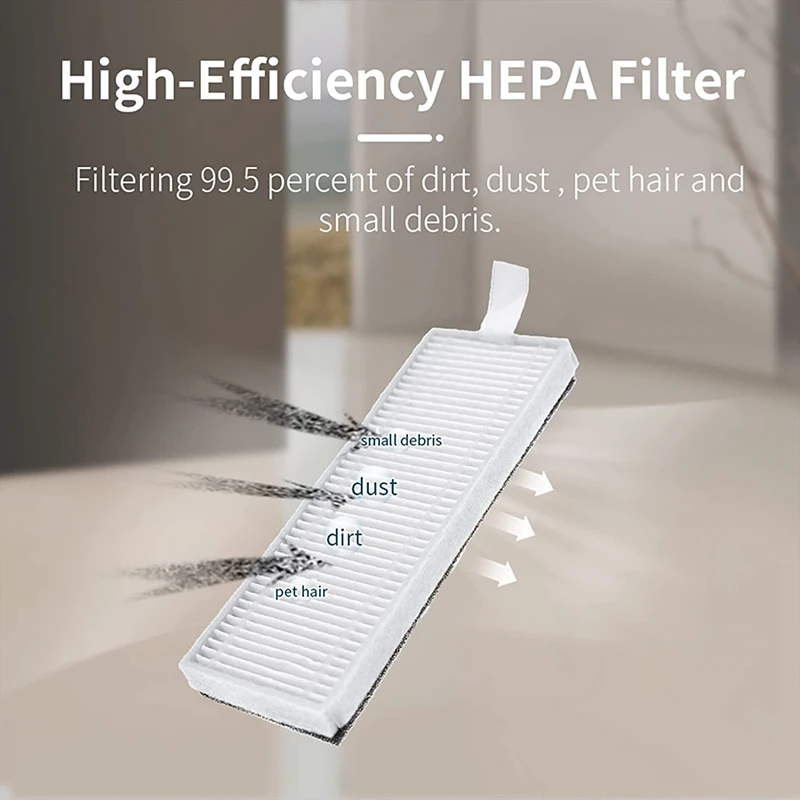 14 Chiếc Máy Hút Bụi Bộ Phụ Kiện Cho Ecovacs DEEBOT N9 + Yeedi K10 Yeedi Cây Lau Nhà Ga Tự Làm Sạch Robot