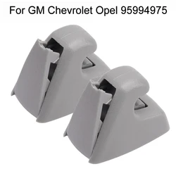 2Pcs Sun Visor Clip For GM Chevrolet Opel 95994975 Cruze Sonic Spark Auto Sun Visor Hook Support Bracket Car Interior Accessries