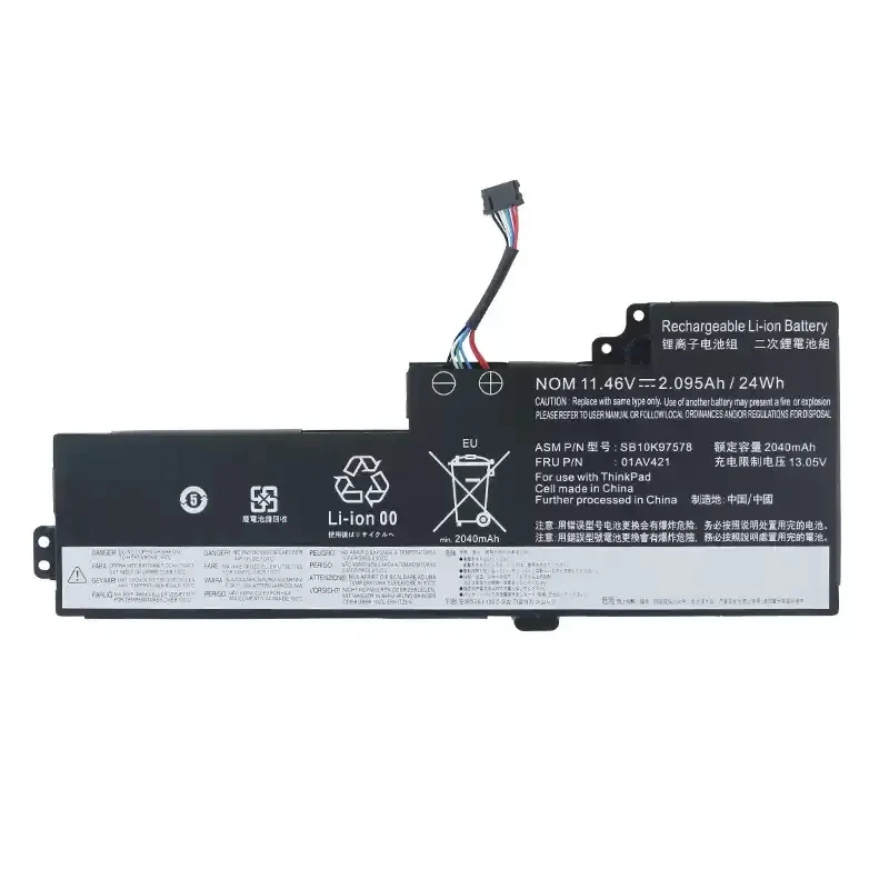 

Подходит для новых аккумуляторов для ноутбуков Lenovo T470 T570 SB10K97578 01AV420 01AV421, быстрая доставка.