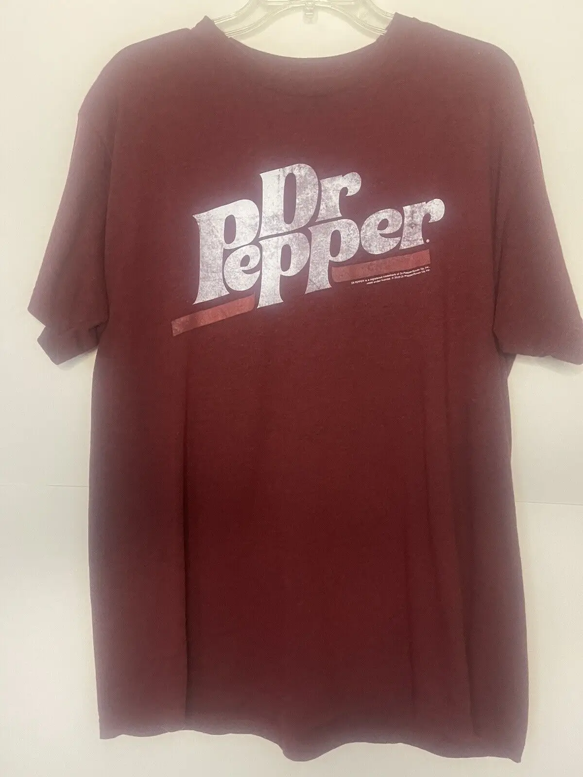 Men's T Shirt Luv DR PEPPER Retro Soda Classic Logo XL Pre owned