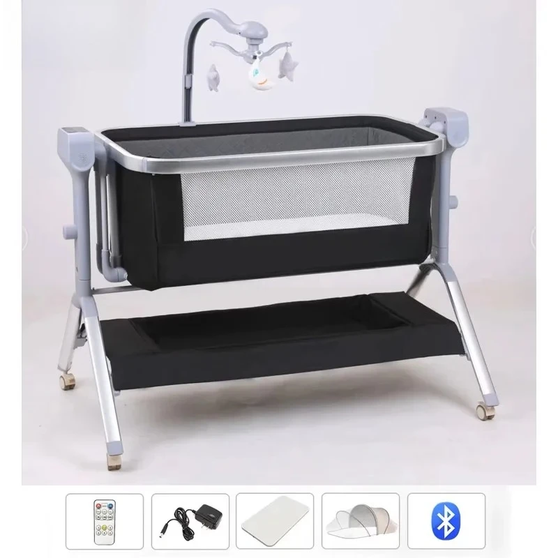 Classic Folding Cheap Movable Baby Crib Bassinet Kid Bed Portable Children Coat Bed And Baby Court Bed Cot Y11