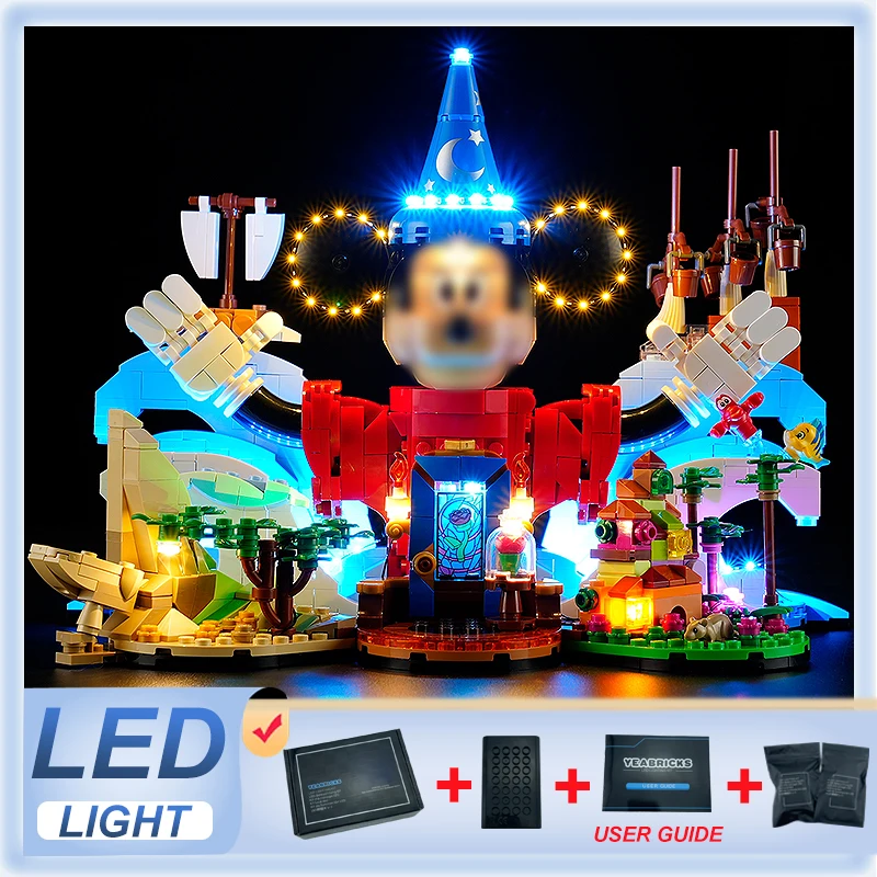 DIY LED Light Kit For LEGO 21352 Wizarding world   (Only LED Light,Without Blocks Model)