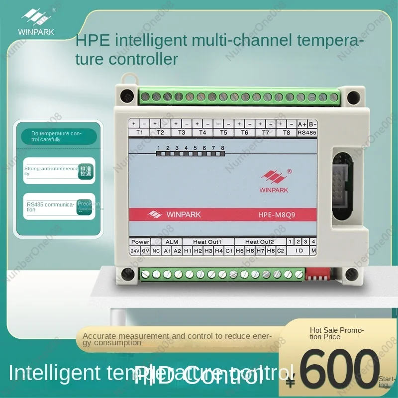 

Многоканальный интеллектуальный модуль контроля температуры 485modbus связи 24 в многоканальный выход