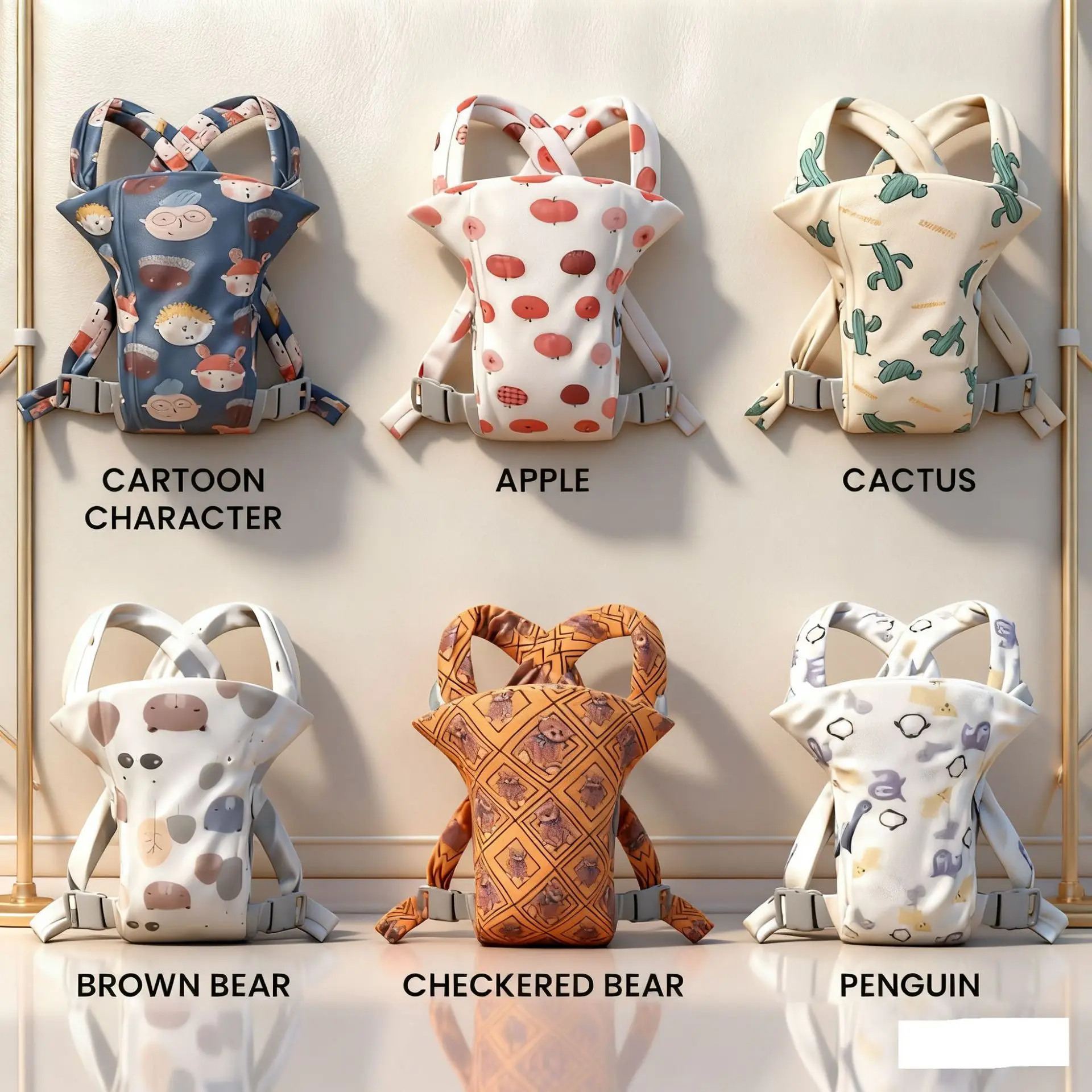 Nosidełko biodrowe dla niemowląt, poziome, do noszenia na plecach, wielofunkcyjne, lekkie, do użytku na zewnątrz, odpowiednie na każdą porę roku.