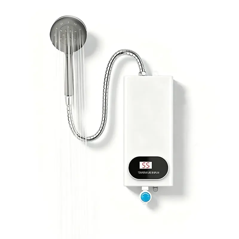 [upup]浴室シャワー用家庭用壁掛け式タンクレス電気3000wインスタント給湯器キット