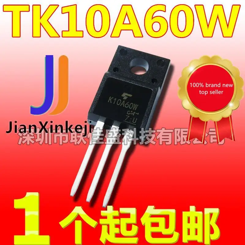 10pcs 100% orginal new  in stock TK10A60W K10A60W 9.5A/600V TO220F N-channel field effect tube