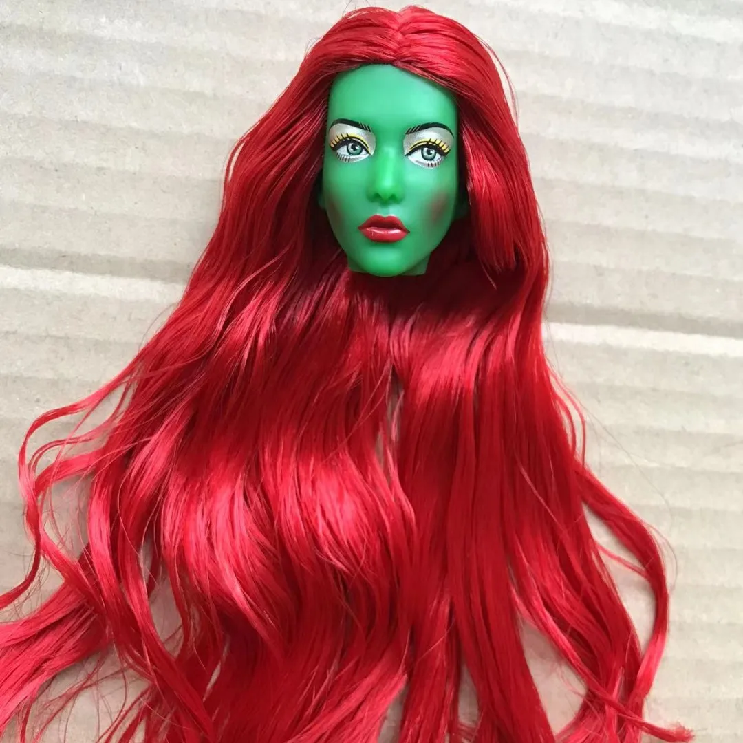 MENGF Green Doll 12 Joints Green Body With Good Makeup Head DIY Dressing Collection Toy Figures