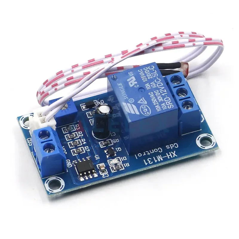 XH-M131 DC 5V / 12V Light Control Switch Photoresistor Relay Module Detection Sensor 10A brightness Automatic Control Module