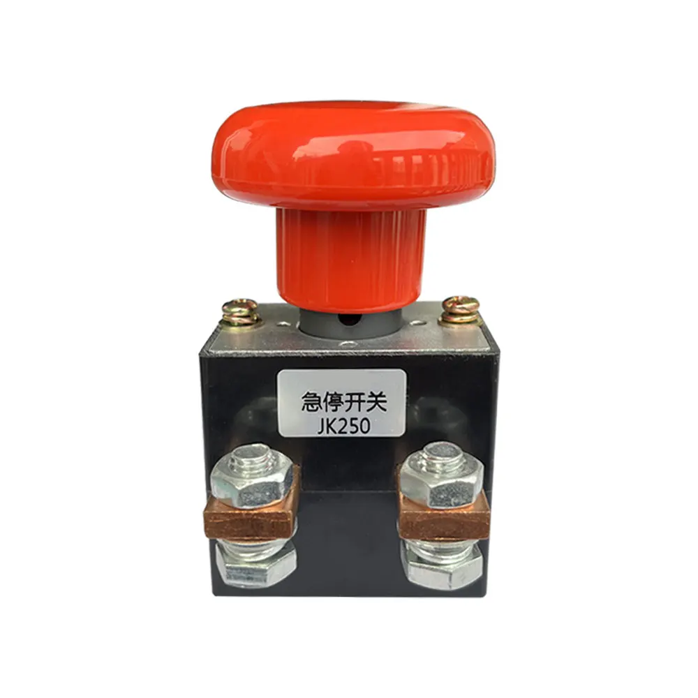 24V 250A Electric Forklift Truck Mechanical Power Emergency Stop Master Button Cut Off  Switch