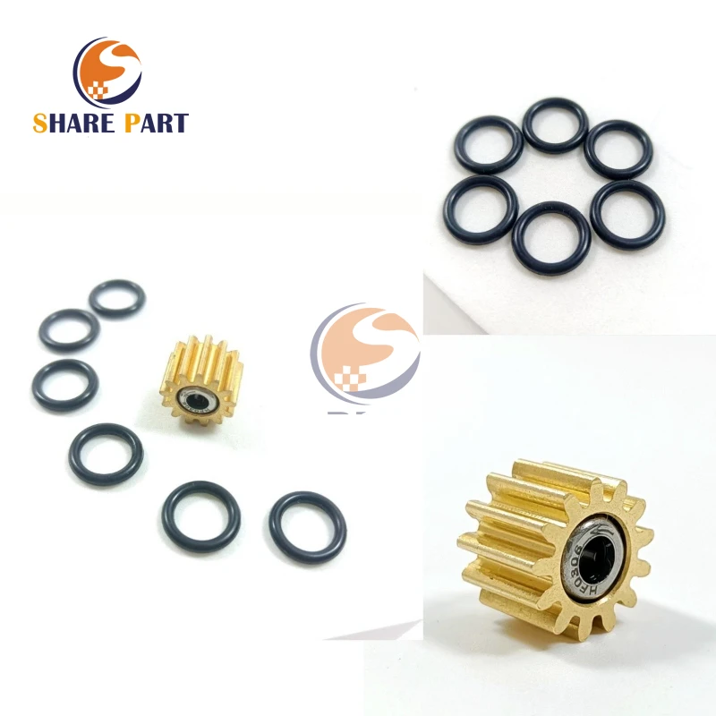 10X Carriage Cutter Gear for  T120 HP DesignJet T100 T125 T130 T520 T525 T530 T730 T830 CQ890-67091 Rubber Ring Printer Parts