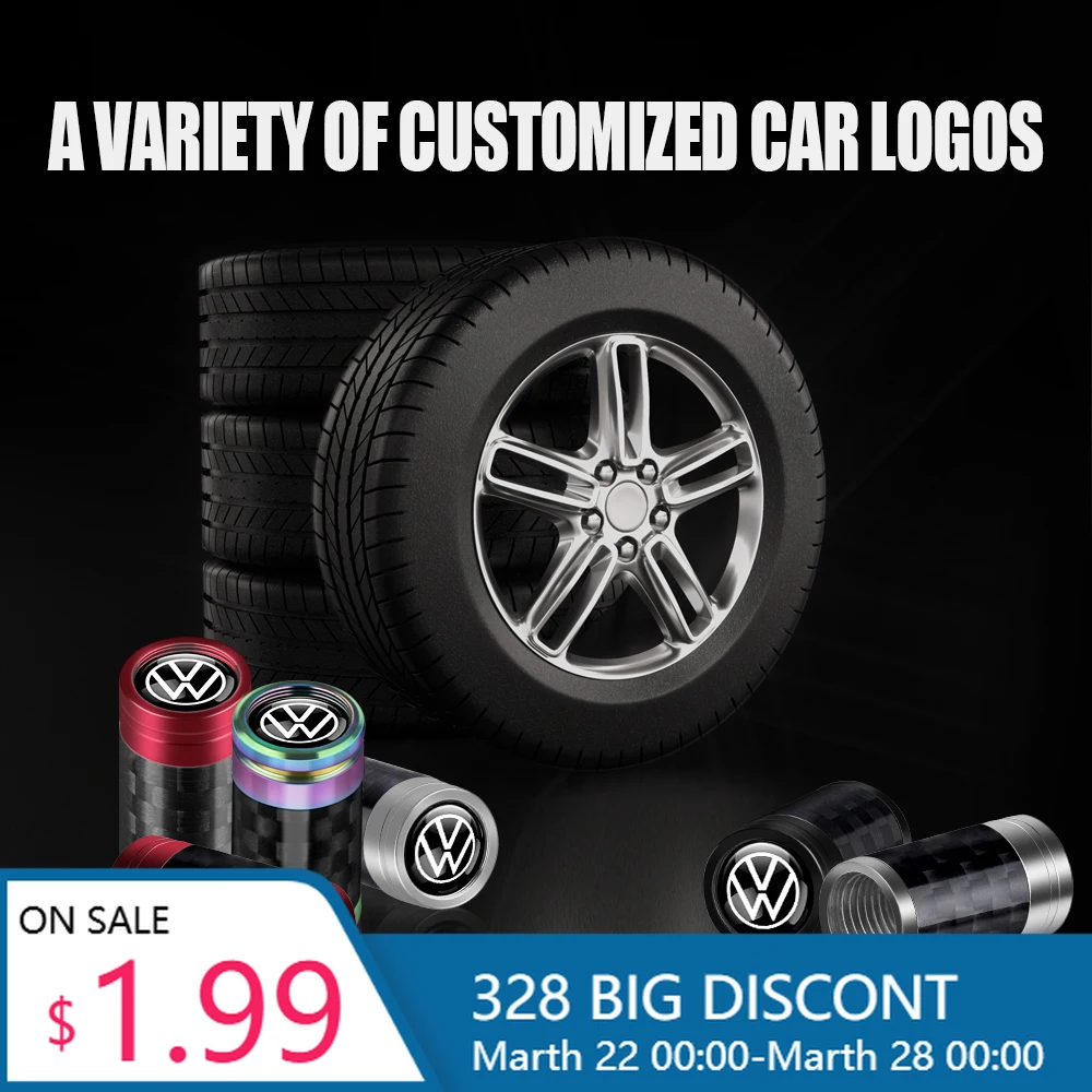 

Mirror Covers 4Pcs Carbon Fiber Car Wheel Tire Valve Cap Tyre Rim Stem Cover For Volkswagen VW GTI Golf Passat B6 Jetta Touran C