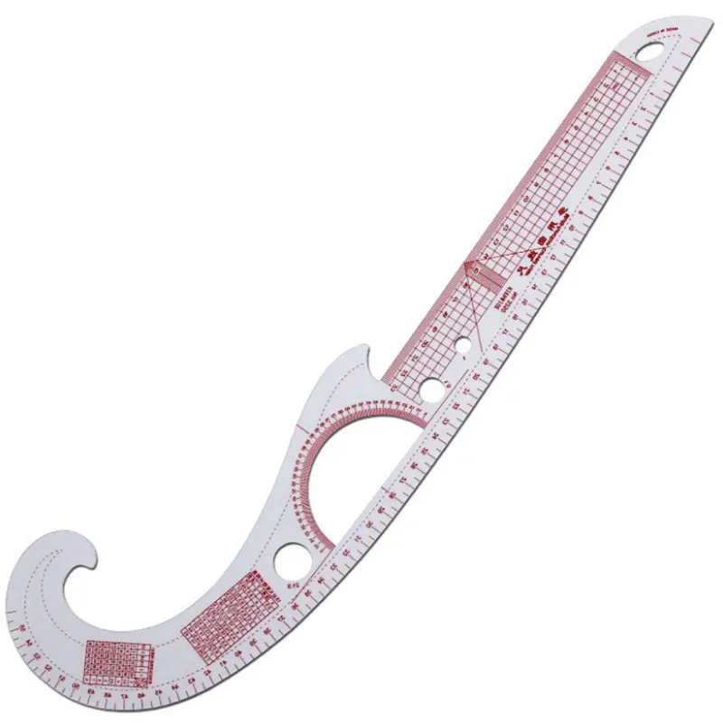 Multi-function Plastic French Curve Sewing Ruler For Clothing Fabric Tailoring 360°bending Soft Curve Ruler Sewing Tools