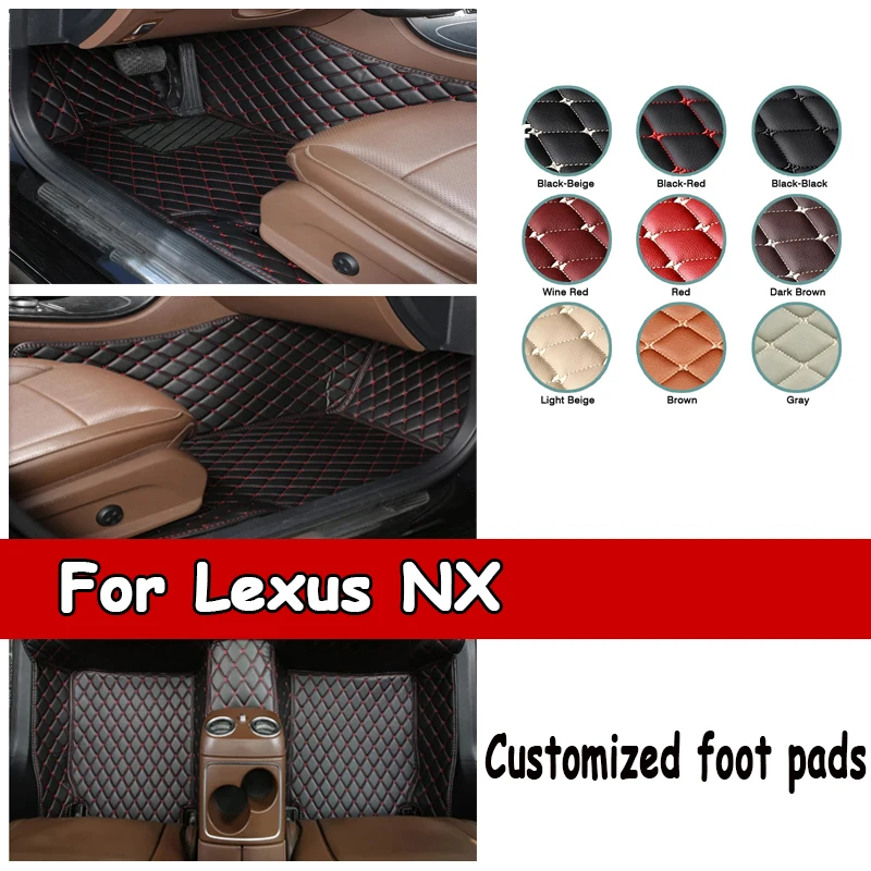 

For Lexus NX 2021 2020 2019 2018 2017 2016 2015 Car Floor Mats Carpets Auto Accessories Protect For NX200 NX200t NX300 NX300h