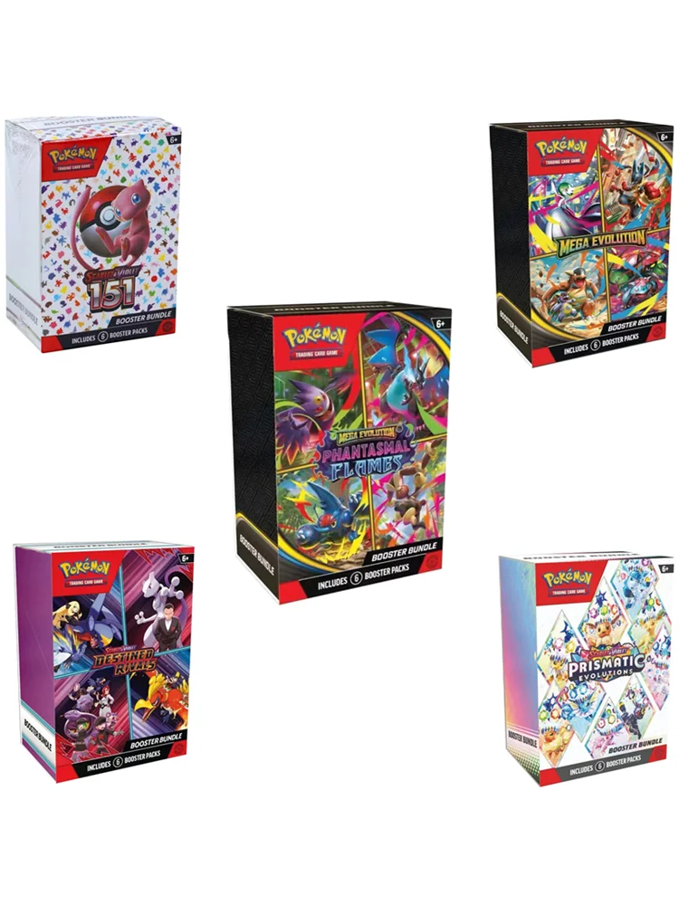 Pokemon Card v10 Engelse versie ME02 Trainer Box ME02 Destined Rivals Prismatic Evolutions Scarlet Violet 151 Kaarten Speelgoed Geschenken - afbeelding 2