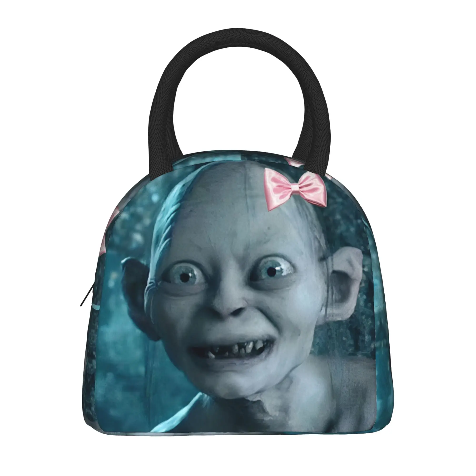 Lords Rings Gollum Insulated Lunch Bags for Men Women  Storage Food Box Portable Thermal Cooler Lunch Boxes For School Office