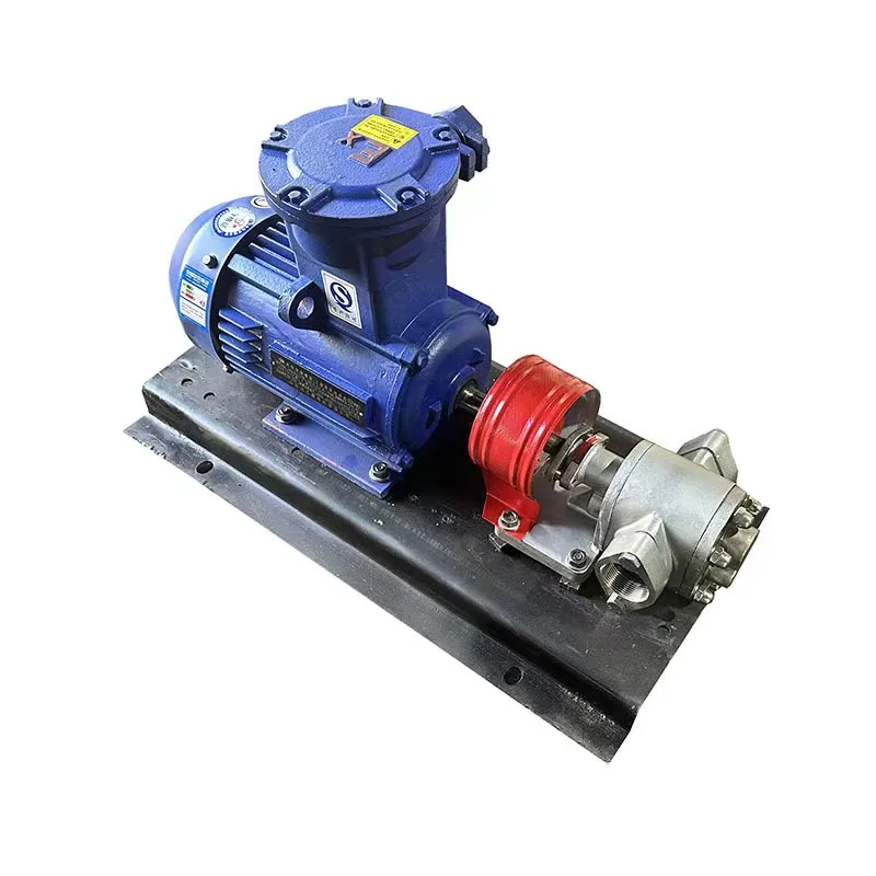 

Kcb Gear Pump Large Flow Electric Cast Iron High Pressure Lubricating Oil Transfer Pump Sewage Single Stage