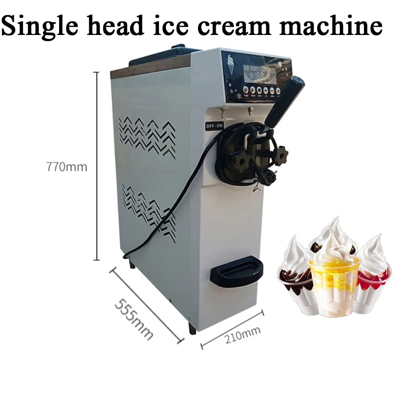 

Commercial Soft Ice Floor Standing Ice Cream Machine, 3 Flavors, 2 Hoppers, 3 Dispensers, Used In Restaurants And Snack Shops