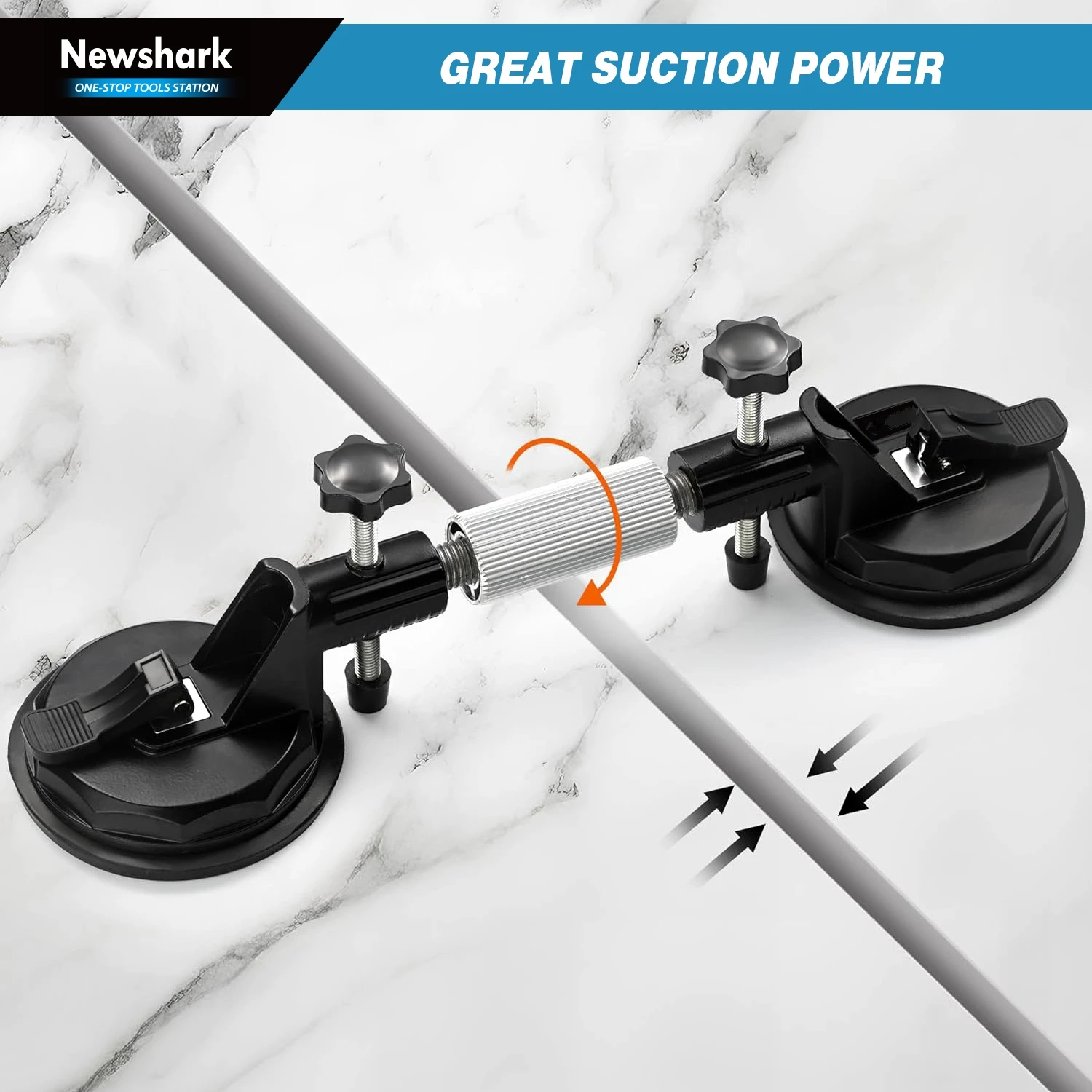 Heavy Equipment Glass - Suction Cups Heavy Duty Aluminum Vacuum