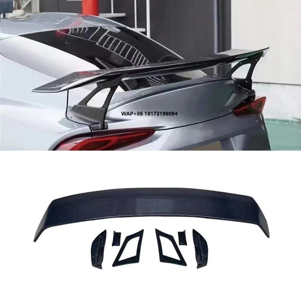 

For Supra A90 2019-2021 VOT Style Carbon Fiber Rear Trunk Spoiler Wing Car Auto Parts Accessories