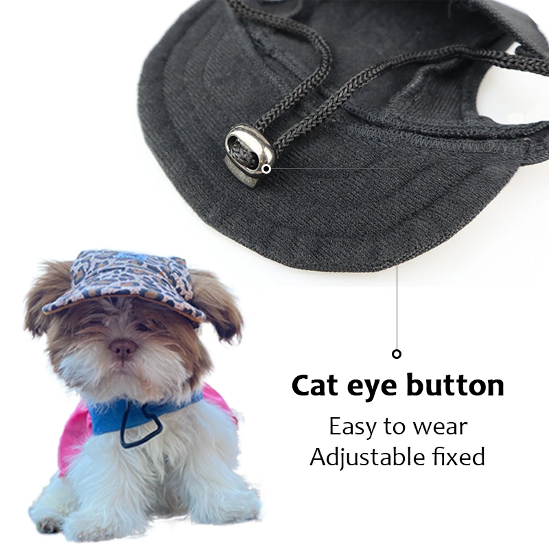 Pet Dog Hat Accessories Dogs Baseball Cap Puppy Grooming Dress Up Hat Pets Dogs Outdoor Hat Headwear Casual Cute Dog With Hat