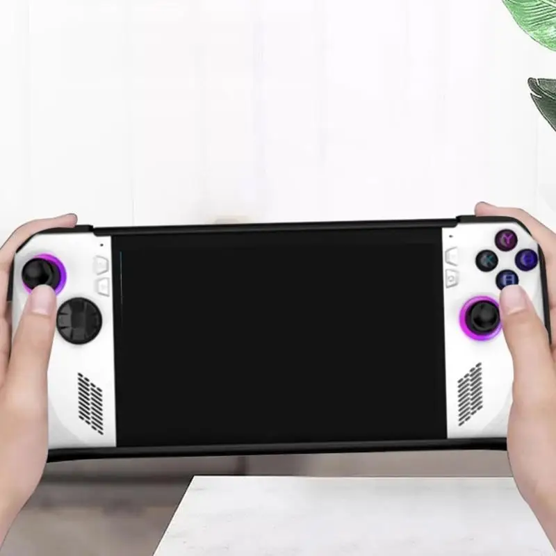 Shipection Shells Shells Silicone Rubber Case с подставкой для консоли игры ROG 193A