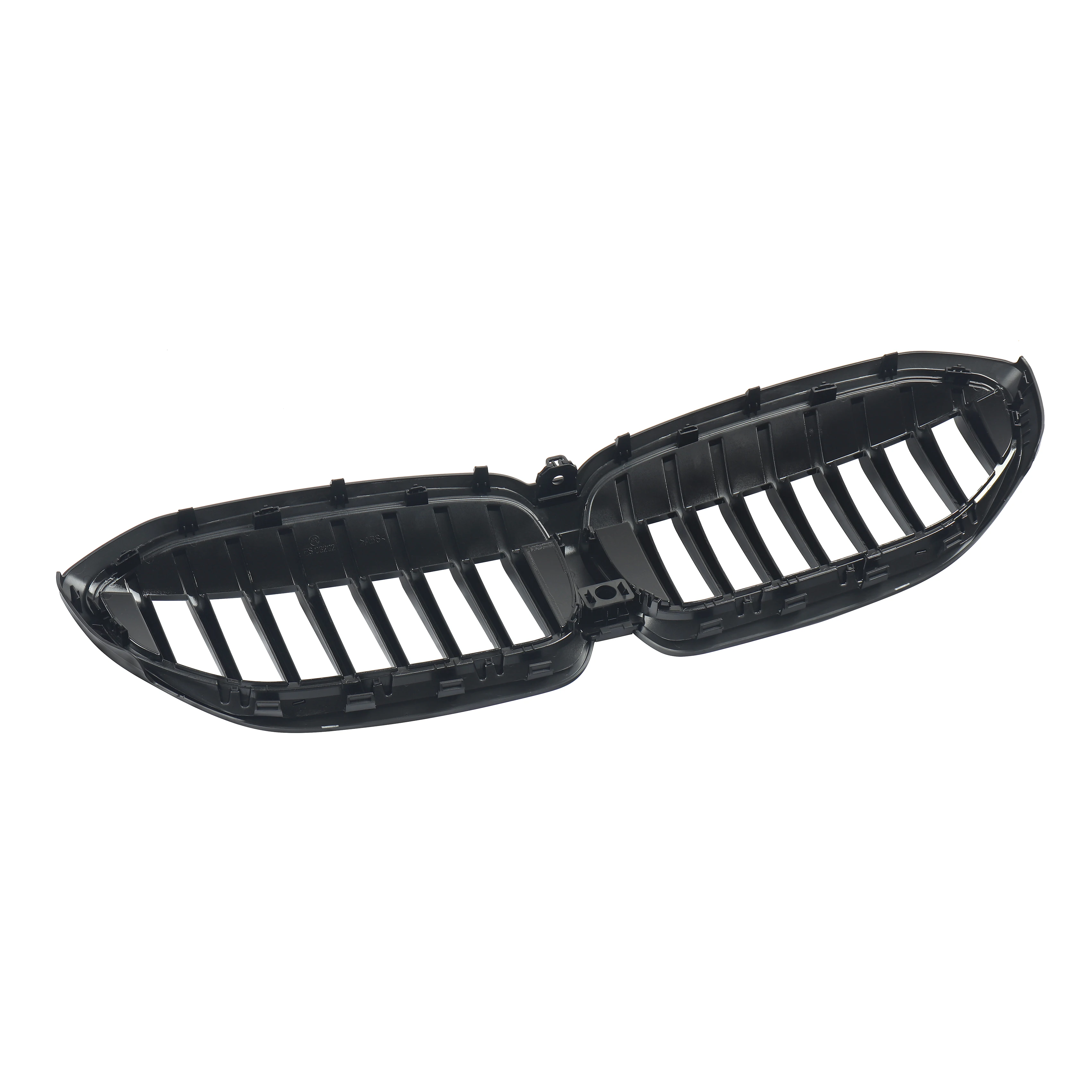 Front Bumper Kidney Grille For BMW 3 Series G20 Sedan G21 Estate 330i 340i 2019~2022 Centre Racing Grill Gloss Black Single Line