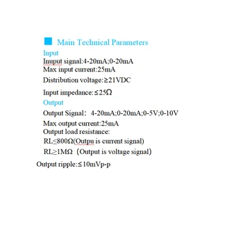 2 input 2 output DC Analog signal Isolator 0-10V 4-20mA 0-5V isolation sensors ultra thin current voltage transmitter 12V 24V
