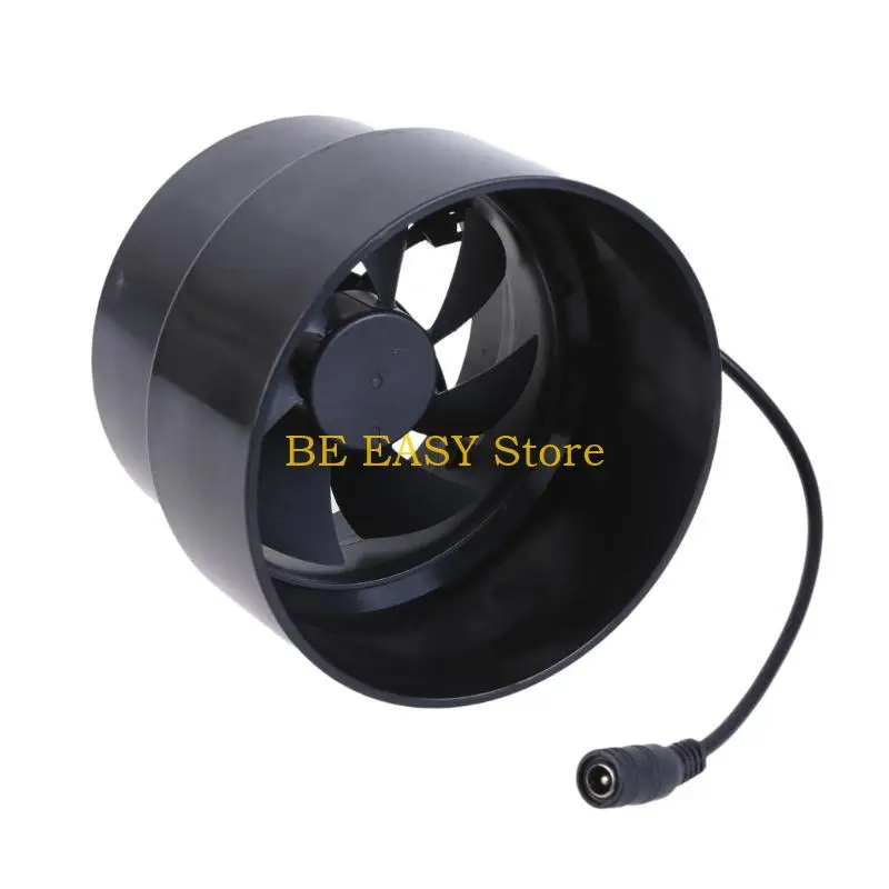 

E28F 12 В канальный вытяжной вентилятор с редуктором 110 мм на 100 мм для дома, ванной комнаты, кухни, домика для домашних