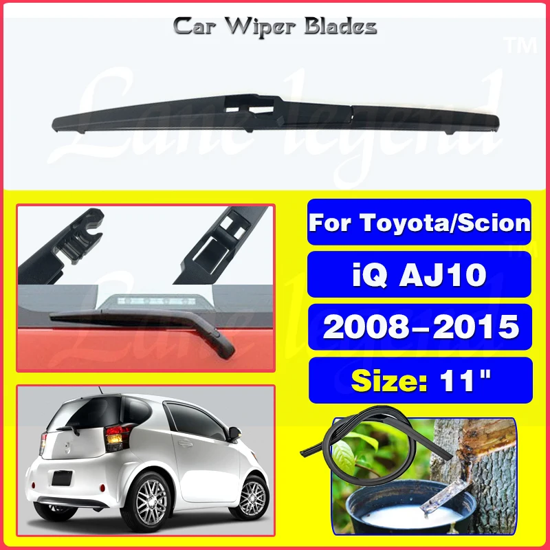 

Car Wiper 11" For Toyota Scion iQ AJ10 2008 - 2015 Rear Windshield Windscreen Wiper Blade Car Accessories 2011 2012 2013 2014