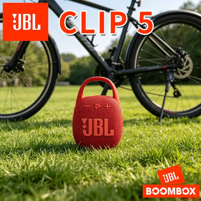 Nuevo JBL Clip 5, la Elección del Amante de la Música, Diseño de Calidad de Sonido Premium, Satisfactorio para Disfrutar de la Música al Aire Libre a un Alto Nivel
