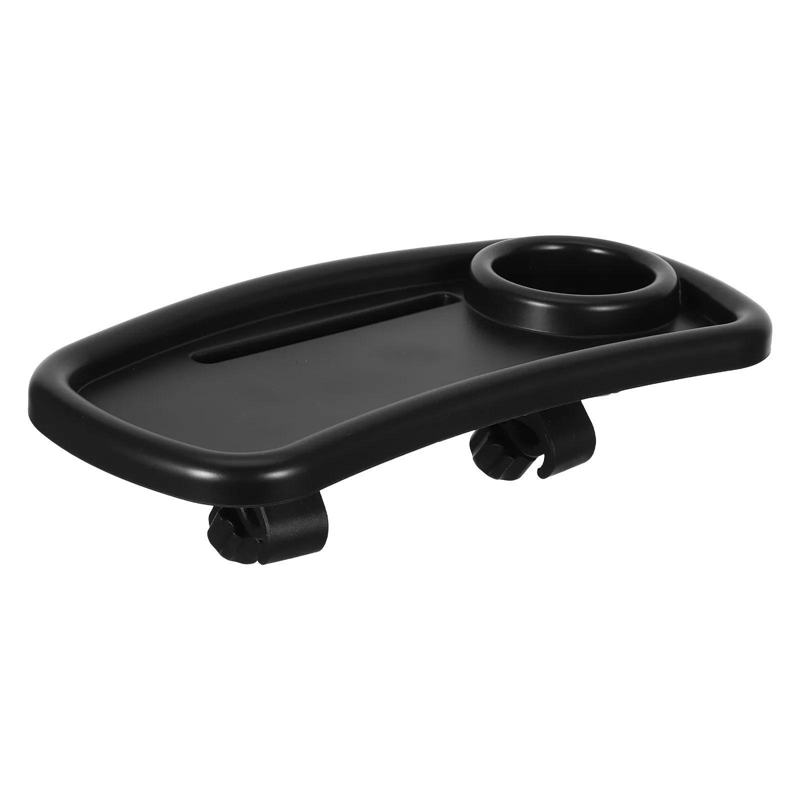 

Baby Stroller Snack Tray Attachment Detachable Clip on Tray Snack Cup Phone Holder Portable Baby Stroller Accessories Easy to
