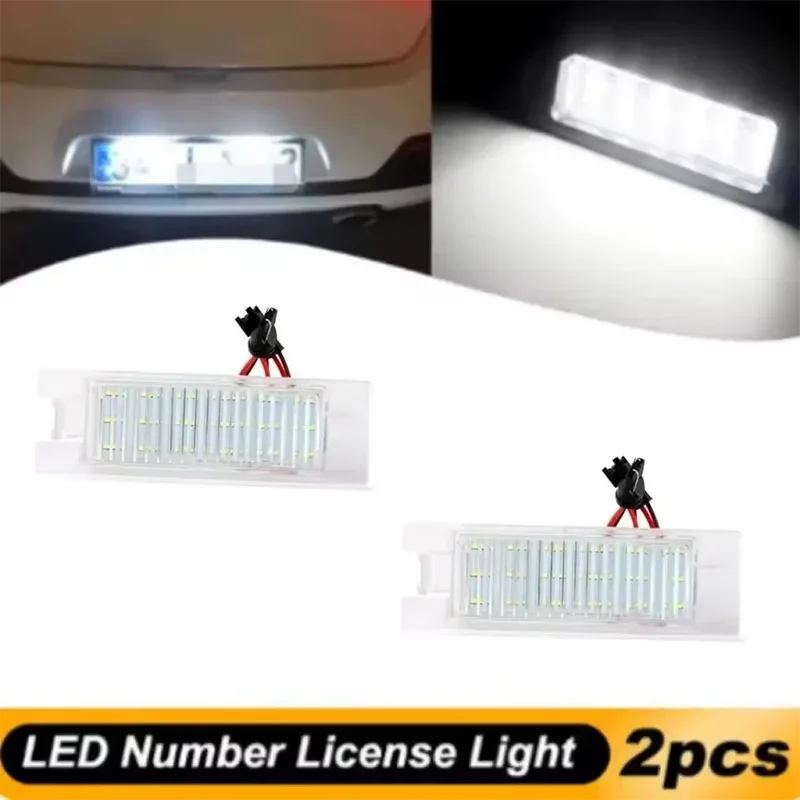 

2pcs License Plate Lights LED For Chevrolet Malibu 2013-2015 Camaro 2014-2020 Volt 2011-2016 2017 2018 2019 Number plate Light