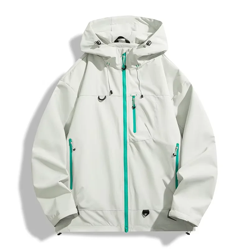 Unisex Hiking Jacket Waterproof Autumn Windbreaker Ourdoor Hooded Coats Women New Jacket Men Fishing Camping Climbing Coats