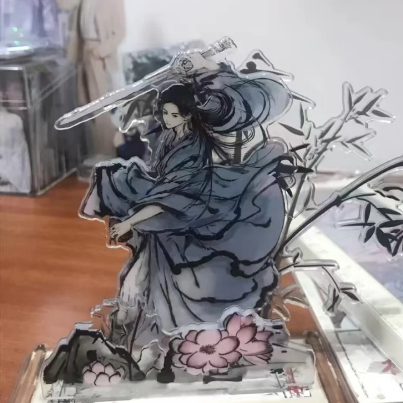 

Mysterious Lotus Casebook Official Merch Ye Hua Jiang Hu Series Badges Laser Ticket Quicksand Ornaments Keychian Cards