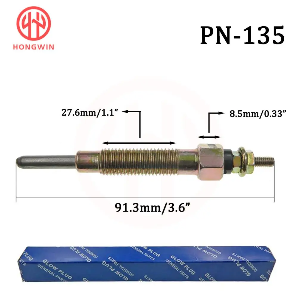 11065-43G01 36710-42000 PN135 Turbo Heater Glow Plug For Hyundai H100 H-1 Kia Bongo Pregio Nissan Pick Up Cabstar Urvan  2.5 11V