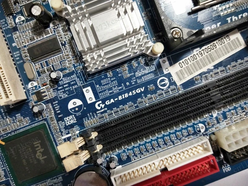 for GA-8I845GV Motherboard with CPU Socket 478 Pentium 4 MicroATX DDR PCI for CNC Wire Cutting Control Card Industrial PC